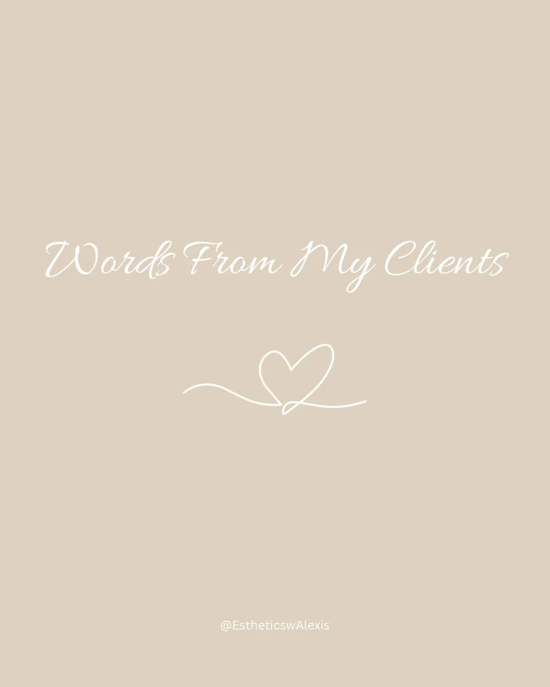 I love what I do! 🤍