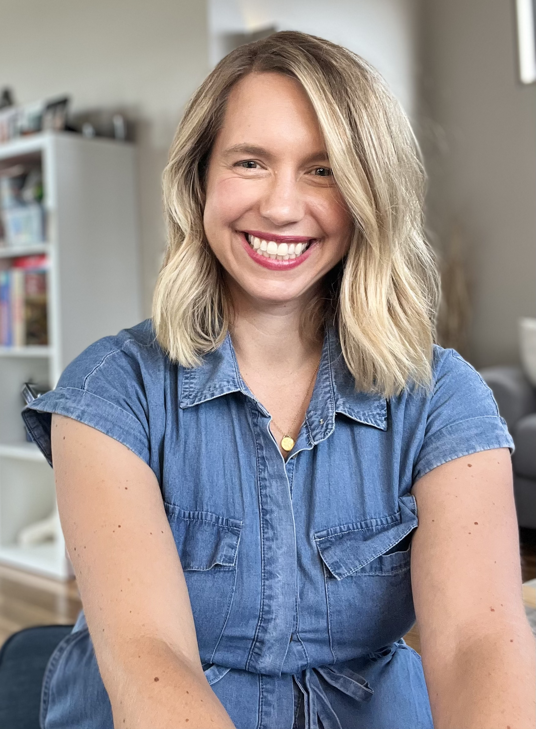 Professional headshot of Ash McAllister, author of upmarket women's fiction