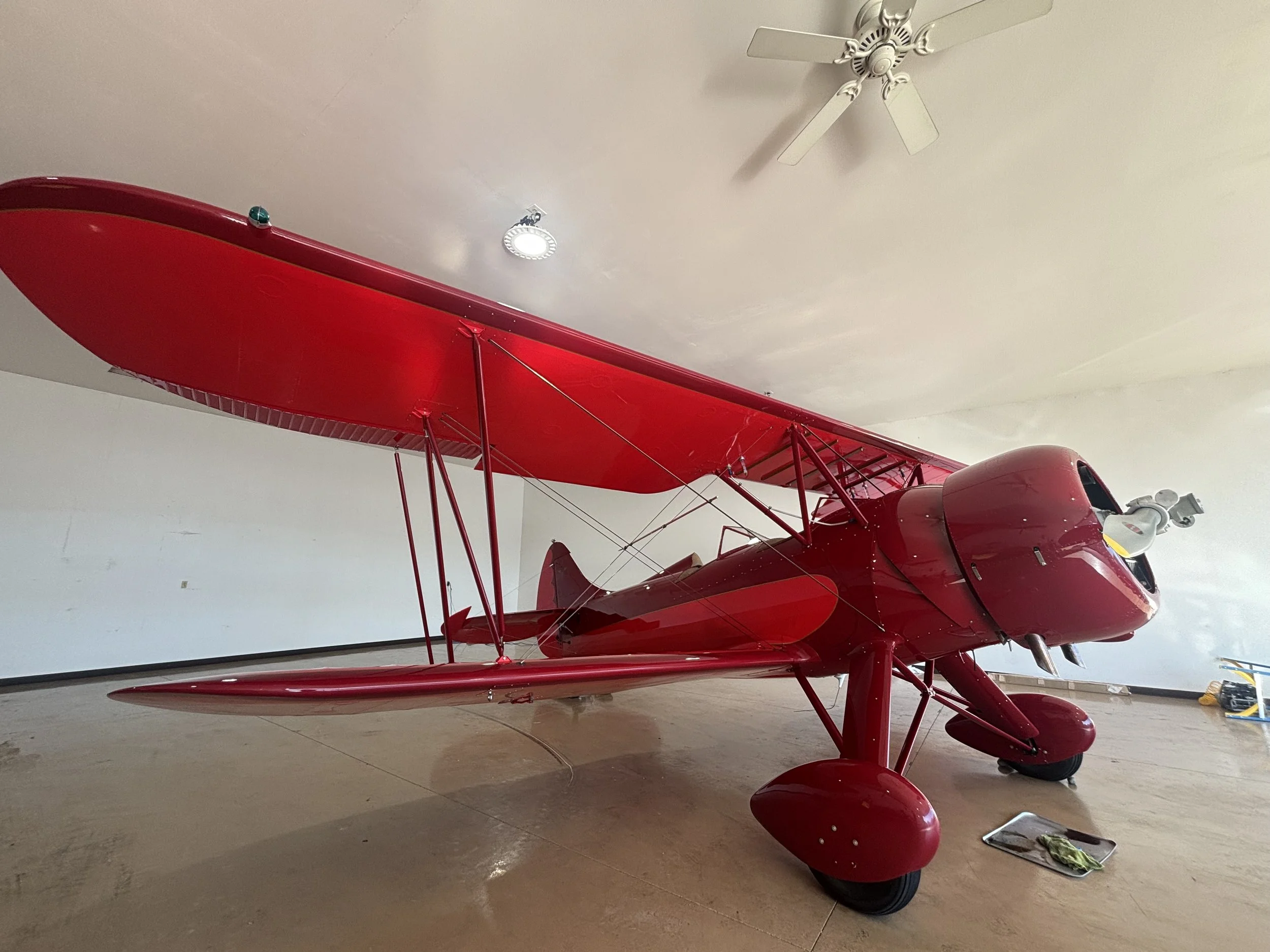 Biplane wash + wax at a rural airport 

From the owner: "The plane hasn't looked this clean since the day I bought it five years ago! Thank you!"