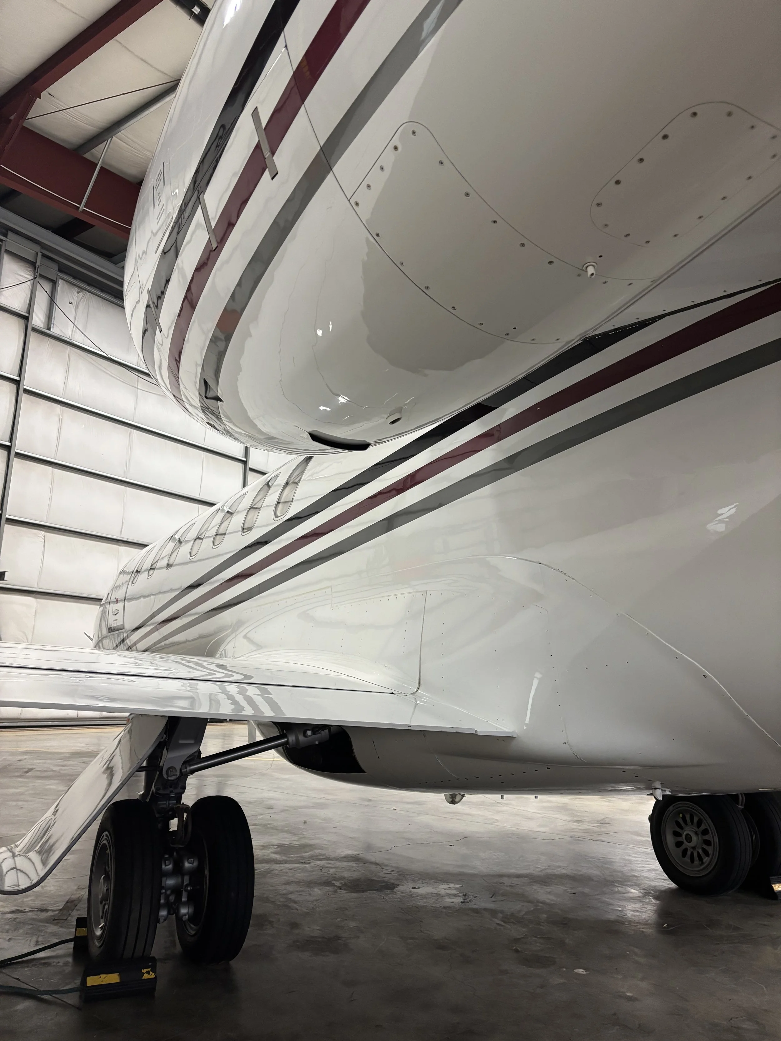 Dry wash - Learjet45

From the pilot: "Annie has been detailing our Lear interior and exterior. She does great work, is very detailed and her prices are great. She always returns my calls promptly and accommodates our crazy schedule to keep the jet l