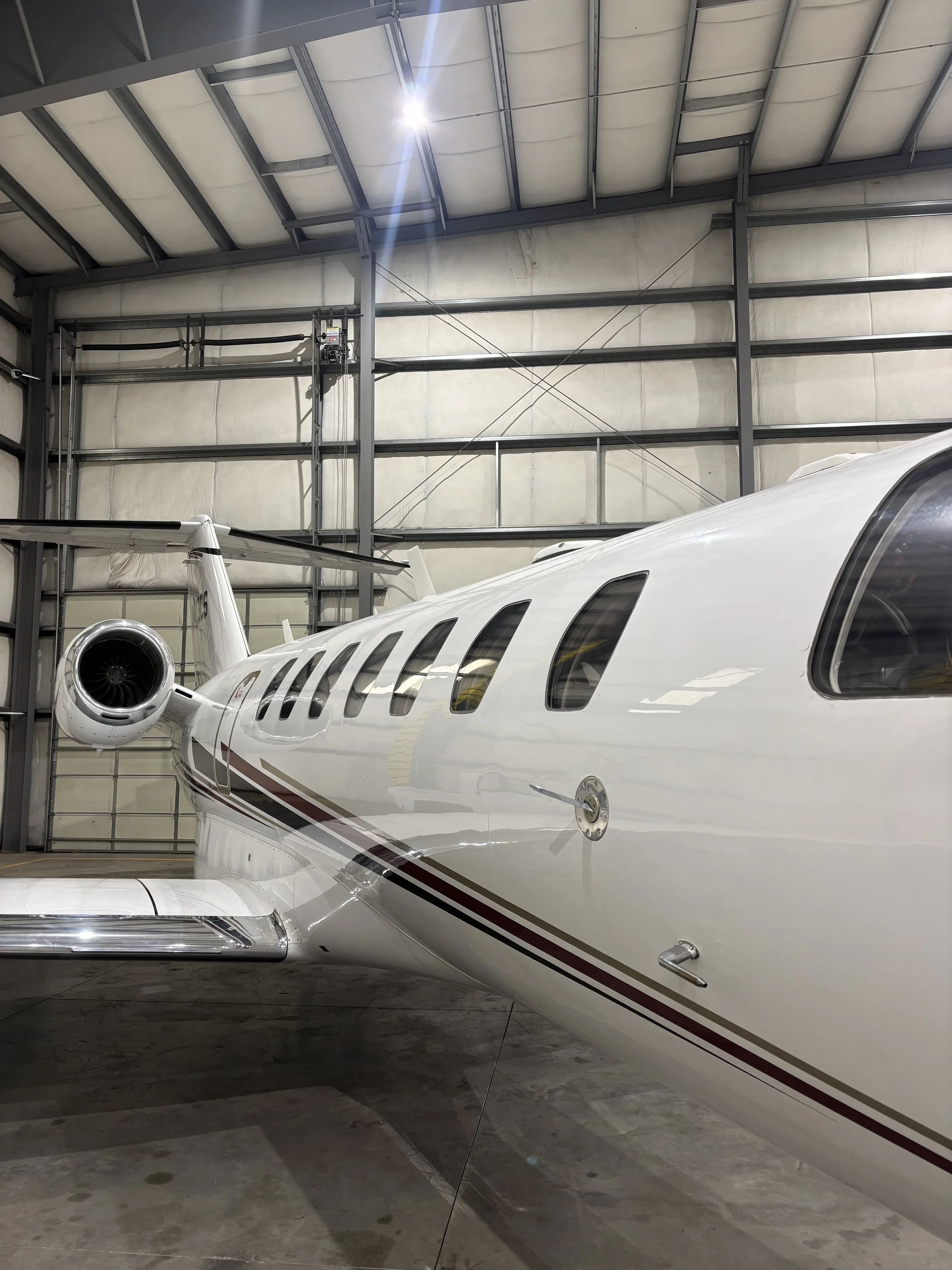 Dry wash - CJ3

From the pilot: "The plane looks great!"