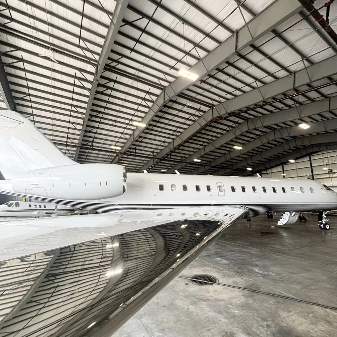 Dry wash - Bombardier Global

From the crew: "Y'all did an awesome job. Thanks again for all your help!"