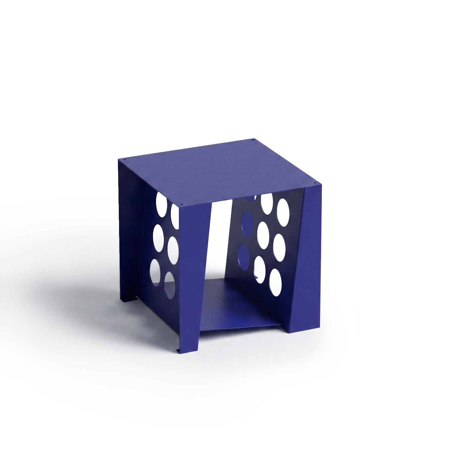 Modular Tilted Book Seat in matte blue