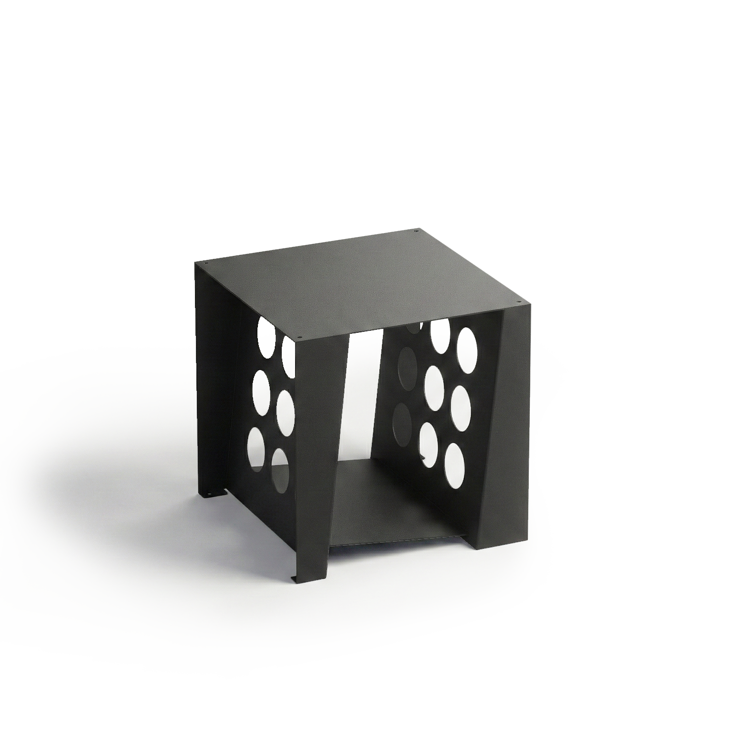 Modular Tilted Book Seat in matte black