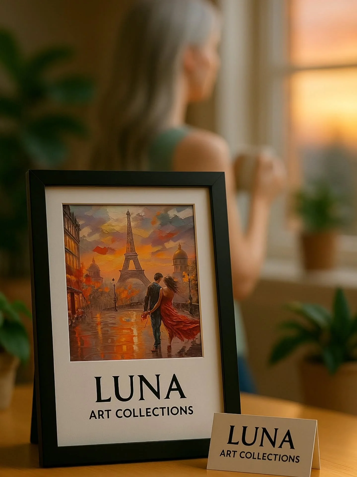 Sunset, rain, and the quiet romance of Paris.
A moment you can hang on your wall.

🌙 Available now at LunaArtCollections.ca

#LunaArtCollections #ParisArtPrint #RomanticArt #WallArtDecor #ArtCollectors #FineArtPrint #ParisInRain #SunsetInParis #ArtF