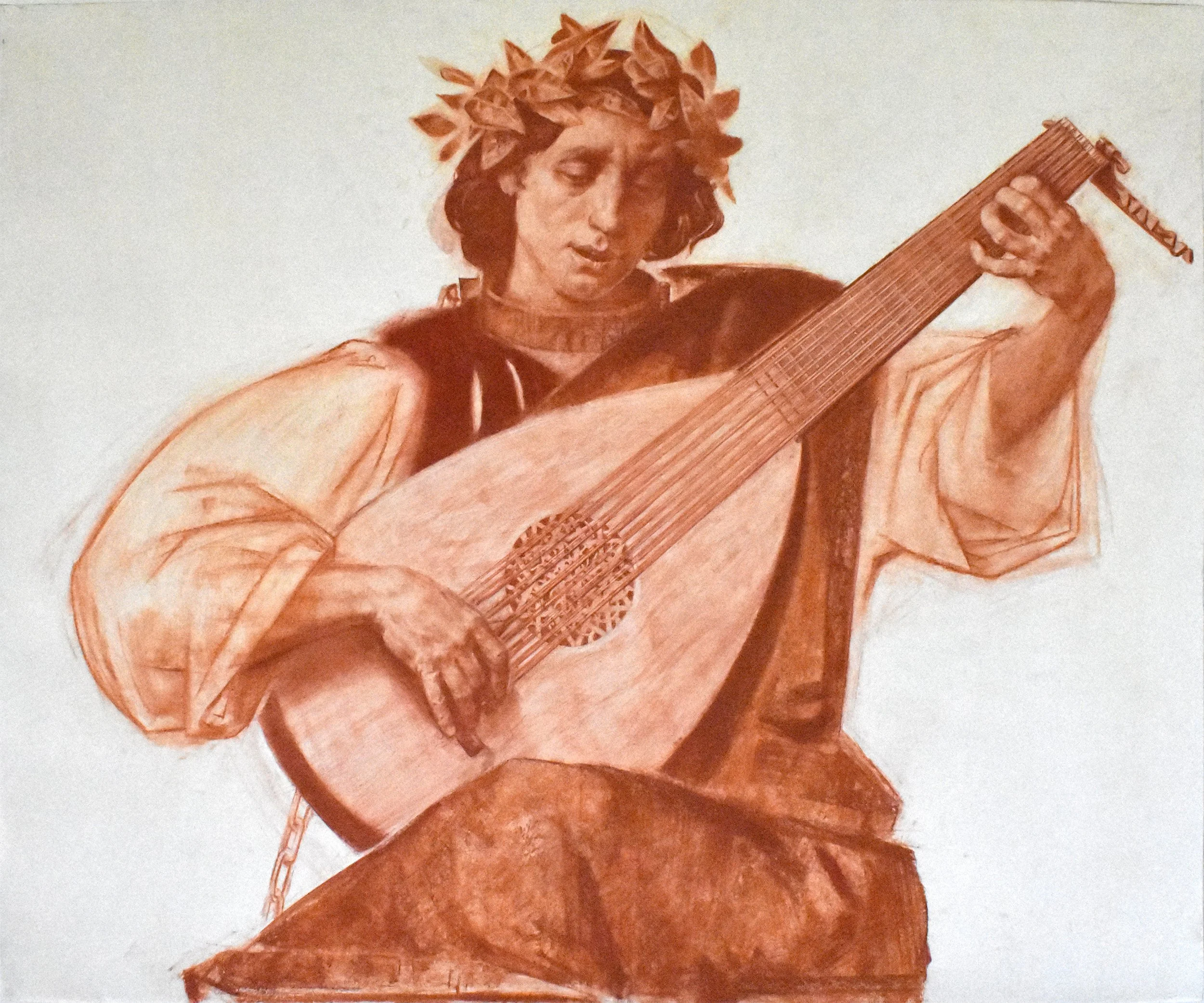 Orpheus Chained
Sanguine on Paper
100x120 cm
2026