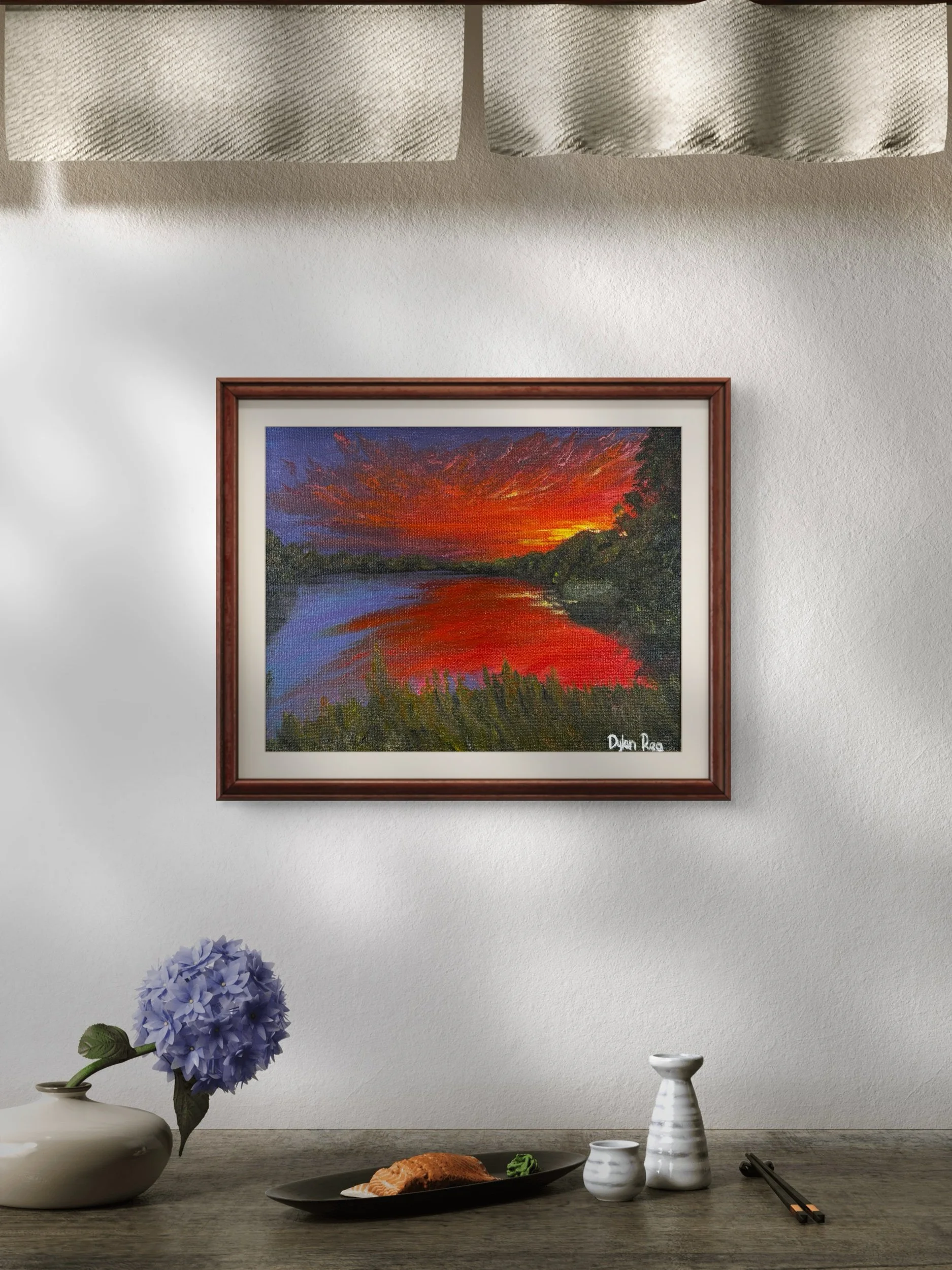Fire Across The Lake - Original