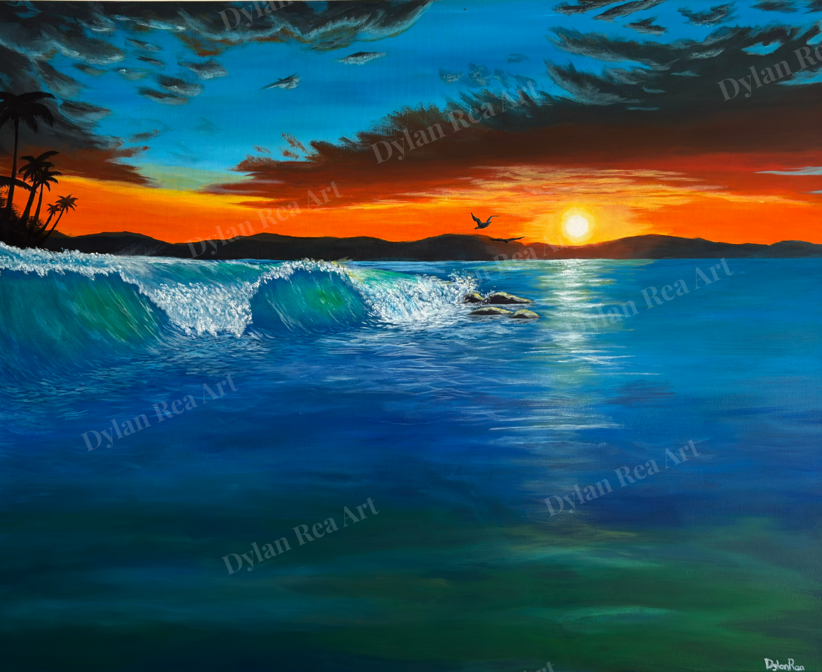 Sunset Solo Wave - Original