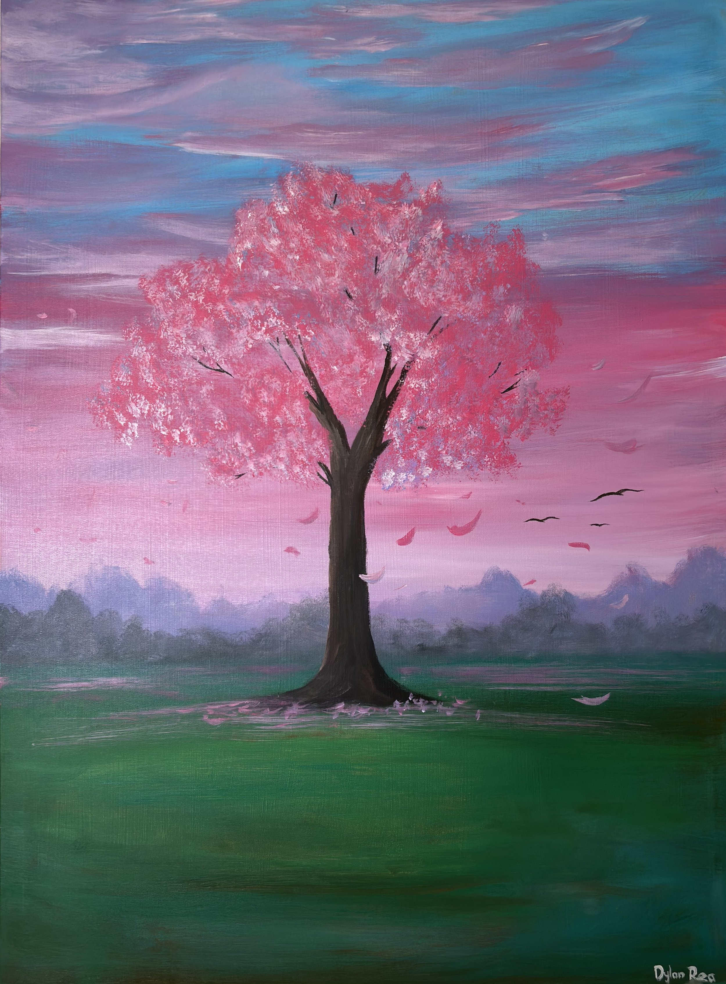 Candy Floss Skies - Original