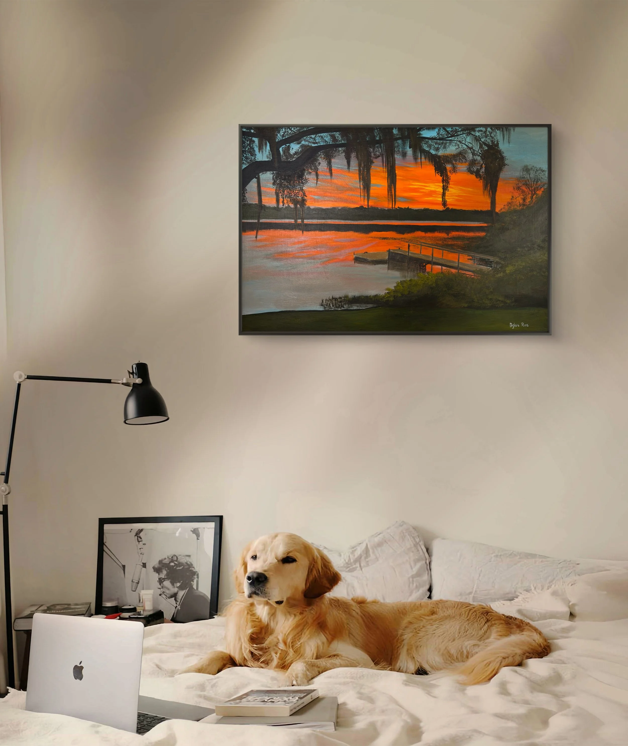 Sunset over Lake Mamie.JPEG