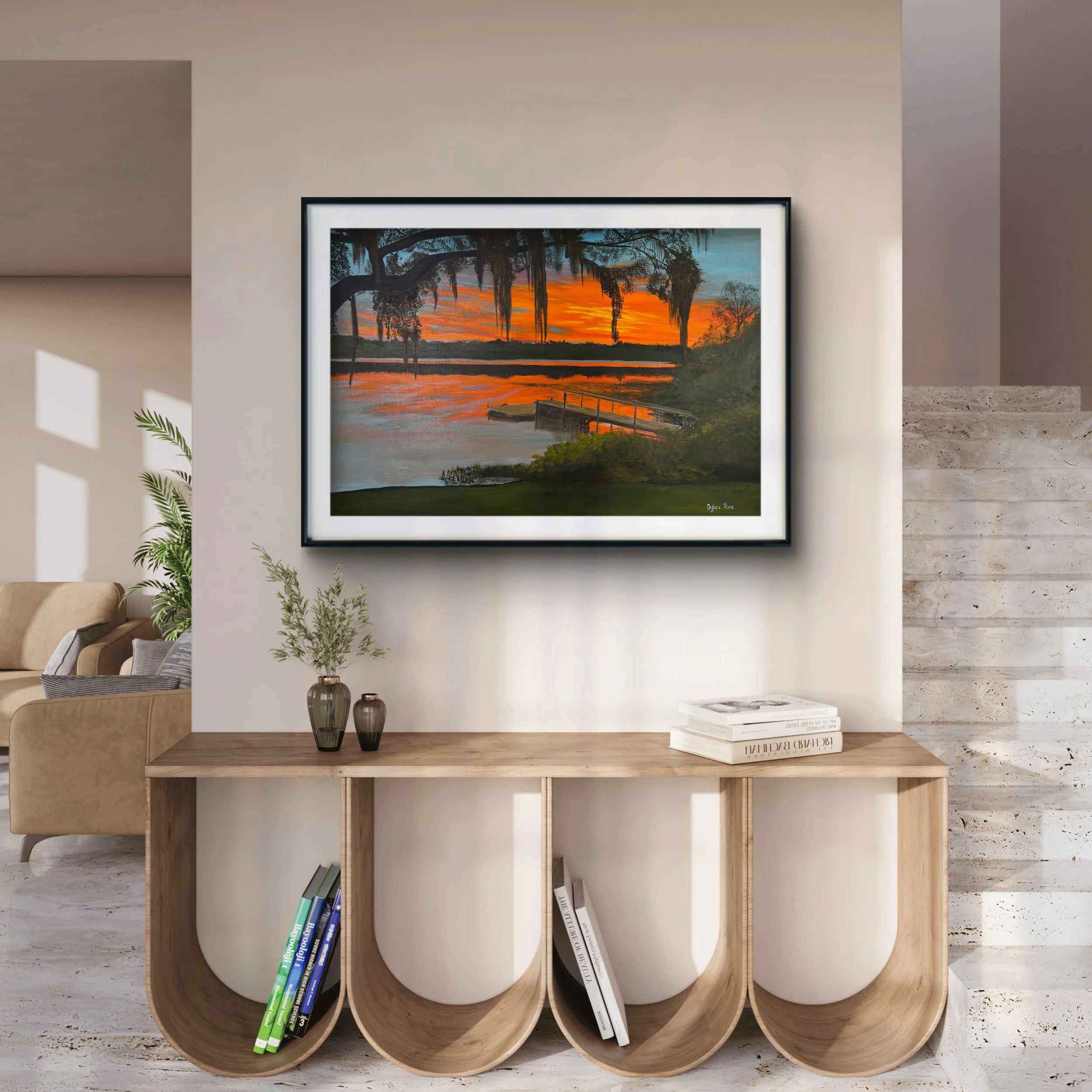 Sunset over Lake Mamie - Original