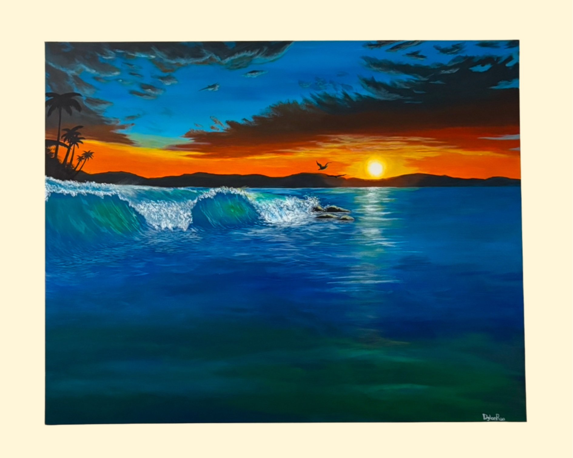Sunset Solo Wave
