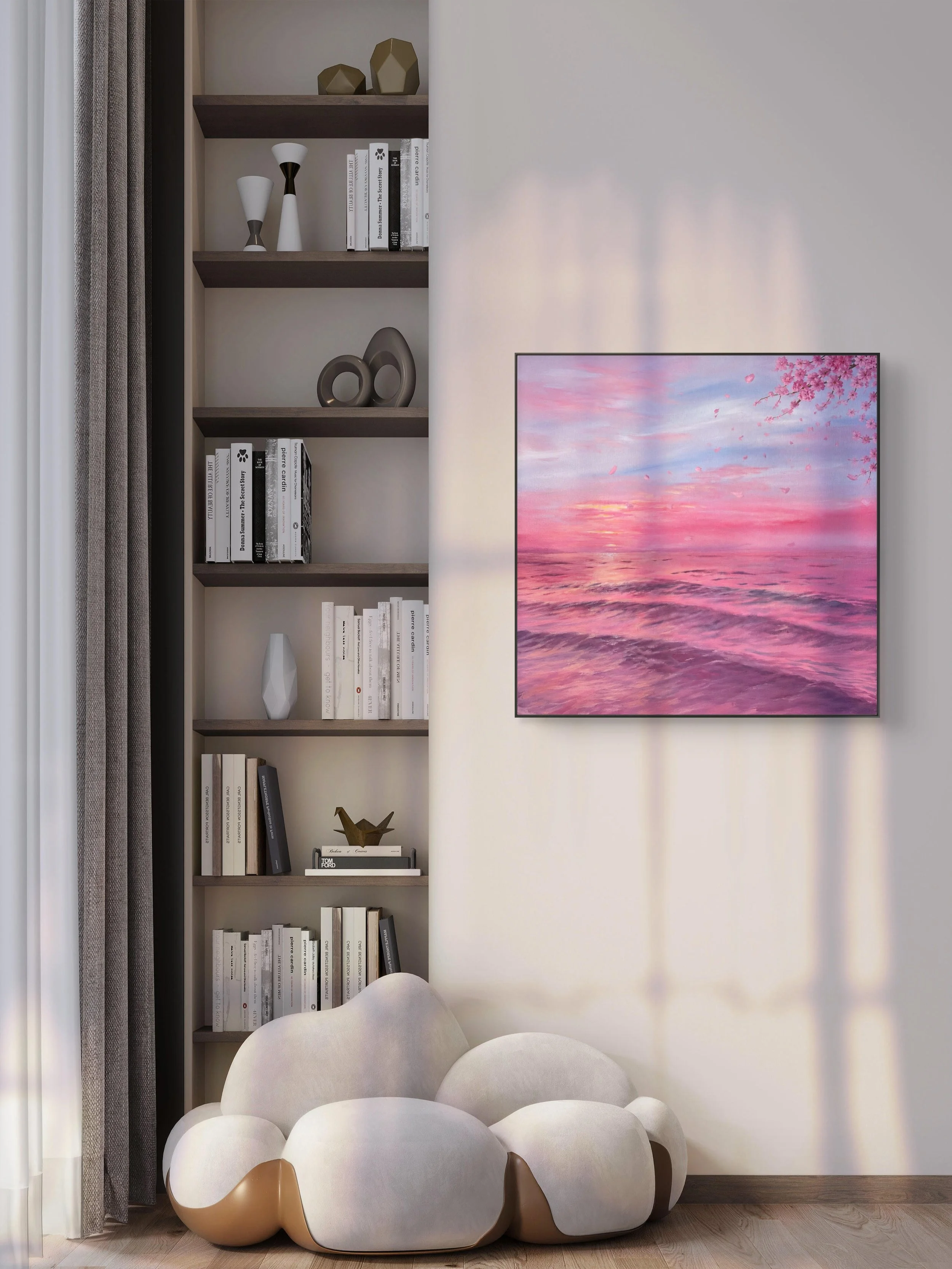 'The Quiet Between The Waves' 12x12 PRINT