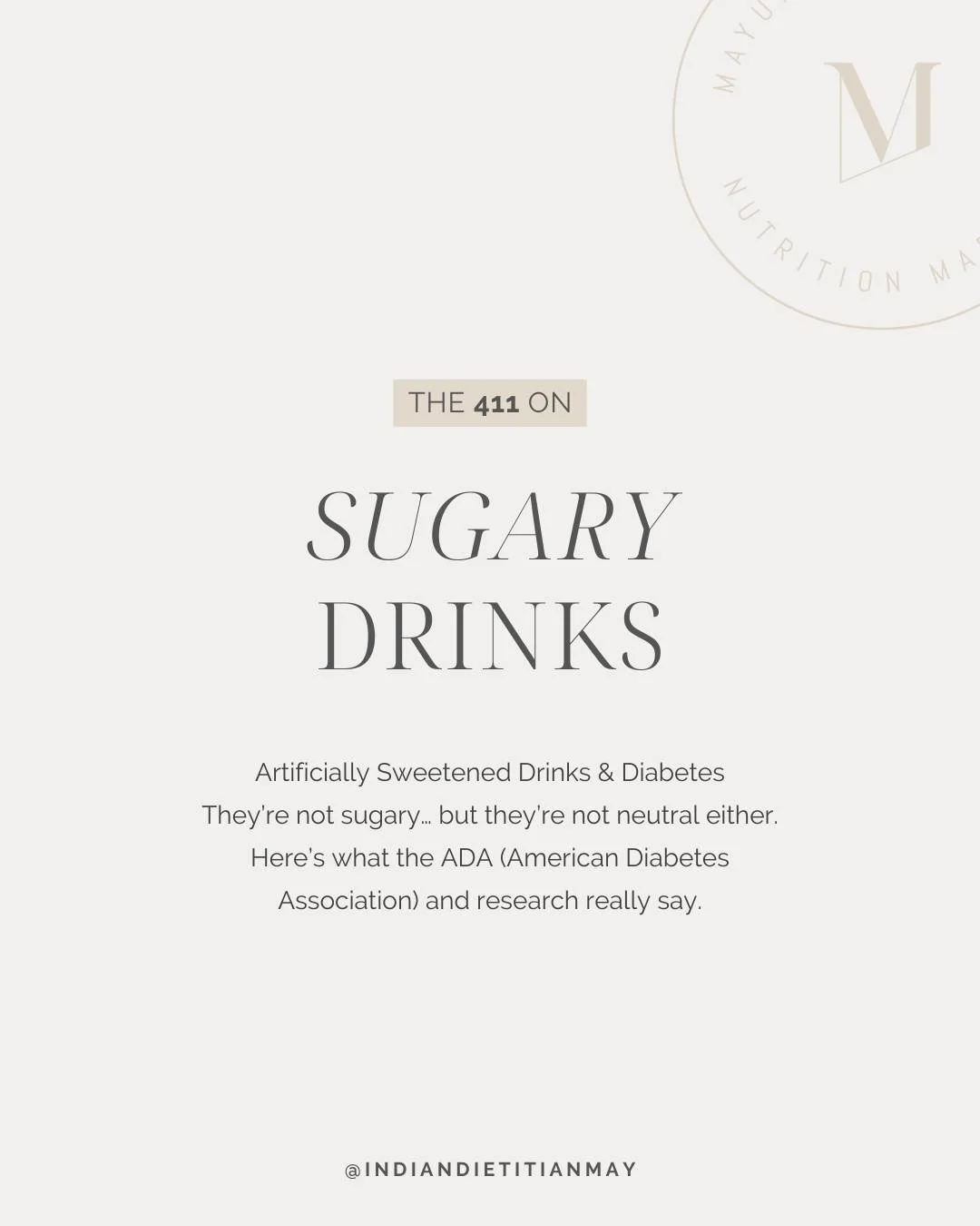 Artificially sweetened drinks don&rsquo;t spike blood sugar,  but they&rsquo;re not a long-term fix either.
They can keep cravings high, affect gut health, and their long-term metabolic impact isn&rsquo;t fully clear.

Use them as a stepping stone, n