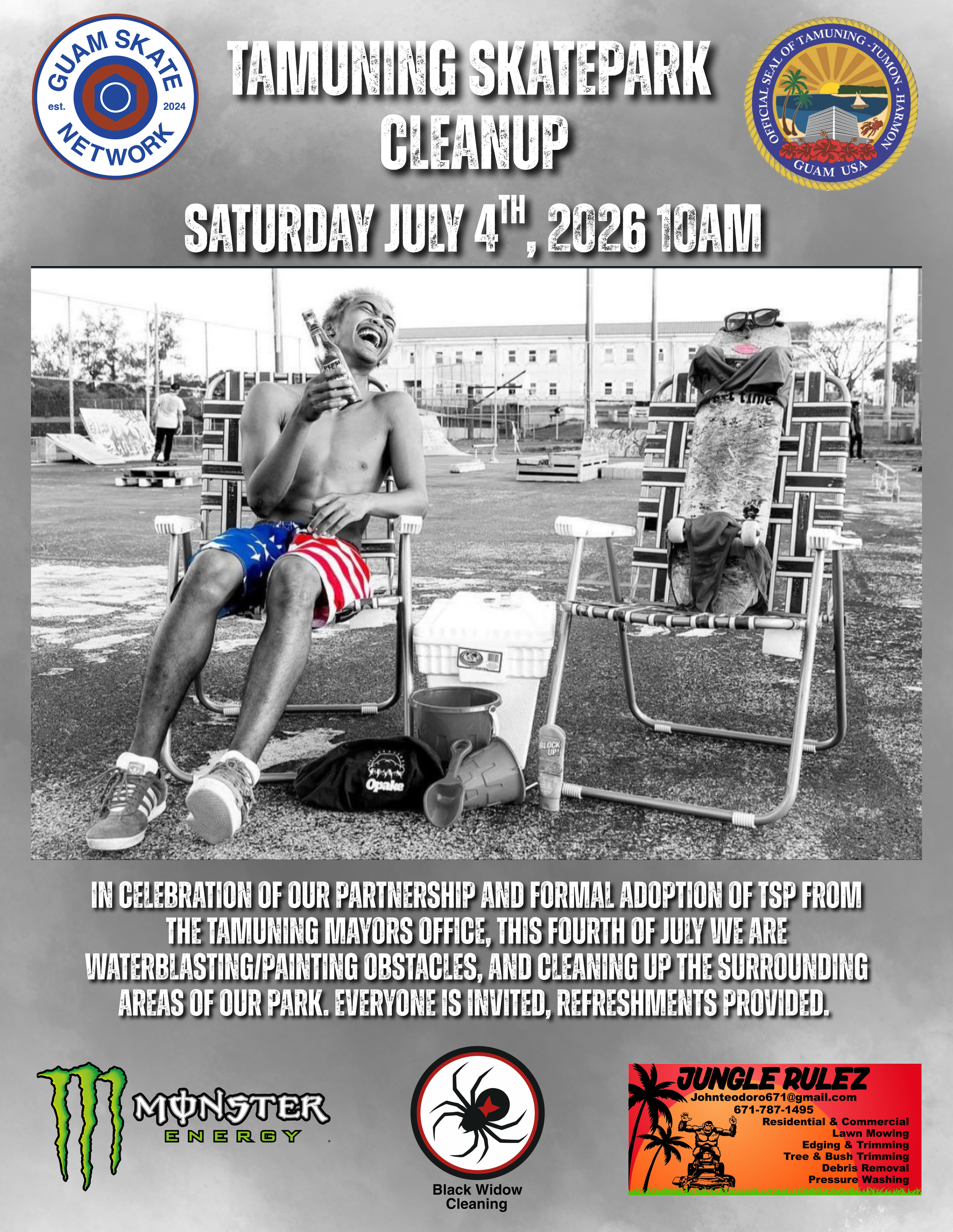 Tamuning Skatepark Cleanup