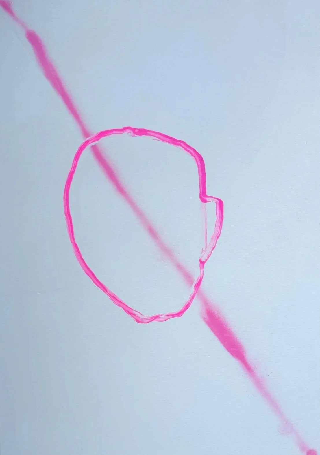 Ohne Titel, H 100cm x B 70 cm, Mixed Media auf Leinwand, 2026