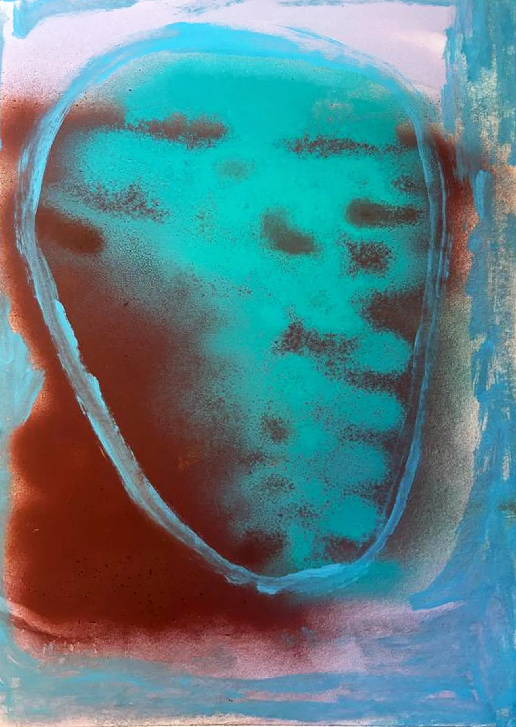 Zeichnung, 2026, Mixed Media auf Papier - H 36 cm x B 26 cm