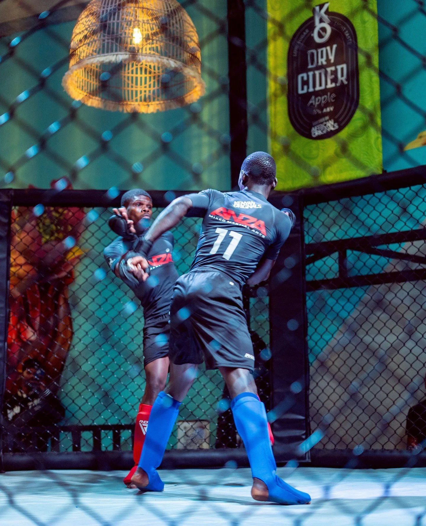 Speed. Precision. Technique. This was the featherweight showcase. 🇰🇪 vs 🇺🇬⁠
⁠
The sixth fight of the night saw an incredible display of skill between Kenya's own Steve Biko (@steve_biko_bach) from TFH Gym and Uganda's Rymond Wanendeya (@balidiray