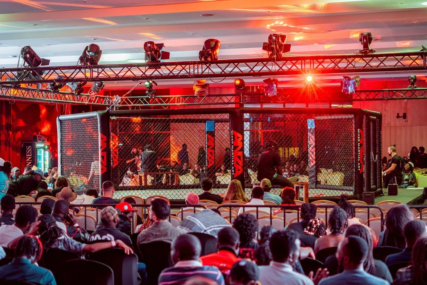 This is what we built for you. ❤️⁠
⁠
A cage worthy of champions. Big screens so every fan in the building had the best seat in the house. Fight lights that made the room feel electric. Immediate recap videos between every fight so the energy never dr