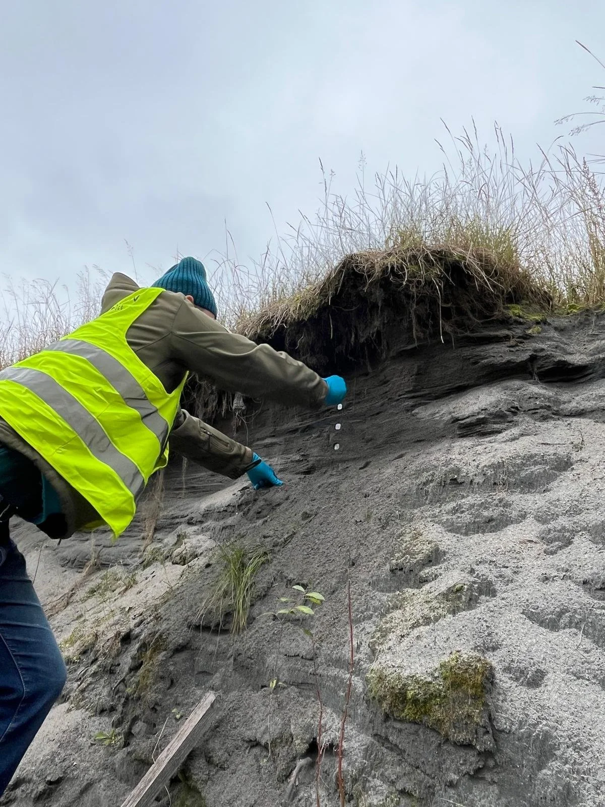 Tailings sampling day at Blötberget mine 30 September 2024