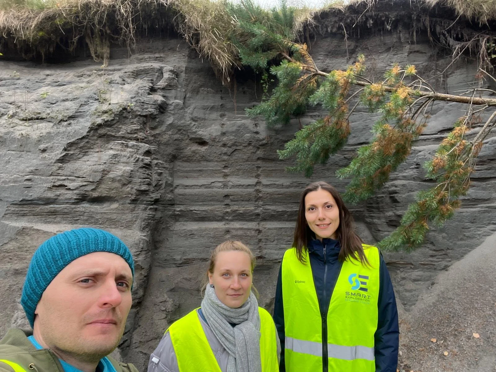 Tailings sampling day at Blötberget mine 30 September 2024