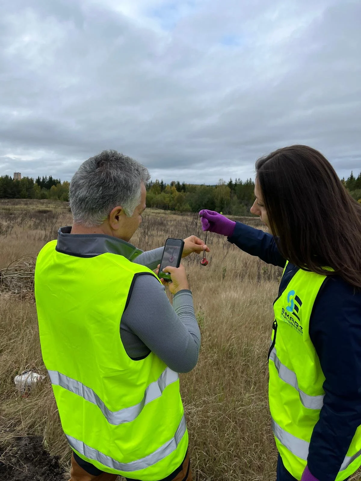 Tailings sampling day at Blötberget mine 30 September 2024