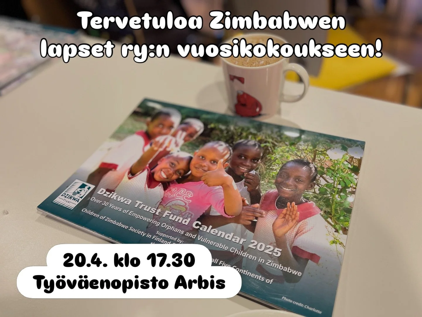 L&auml;mpim&auml;sti tervetuloa Zimbabwen lapset ry:n vuosikokoukseen ma 20.4. klo 17.30! 🇫🇮❤️🇿🇼

☕️ Tavanomaisten vuosikokousasioiden lis&auml;ksi k&auml;sittelemme my&ouml;s ehdotuksen s&auml;&auml;nt&ouml;muutokseksi. Kokouksessa on tarjolla k