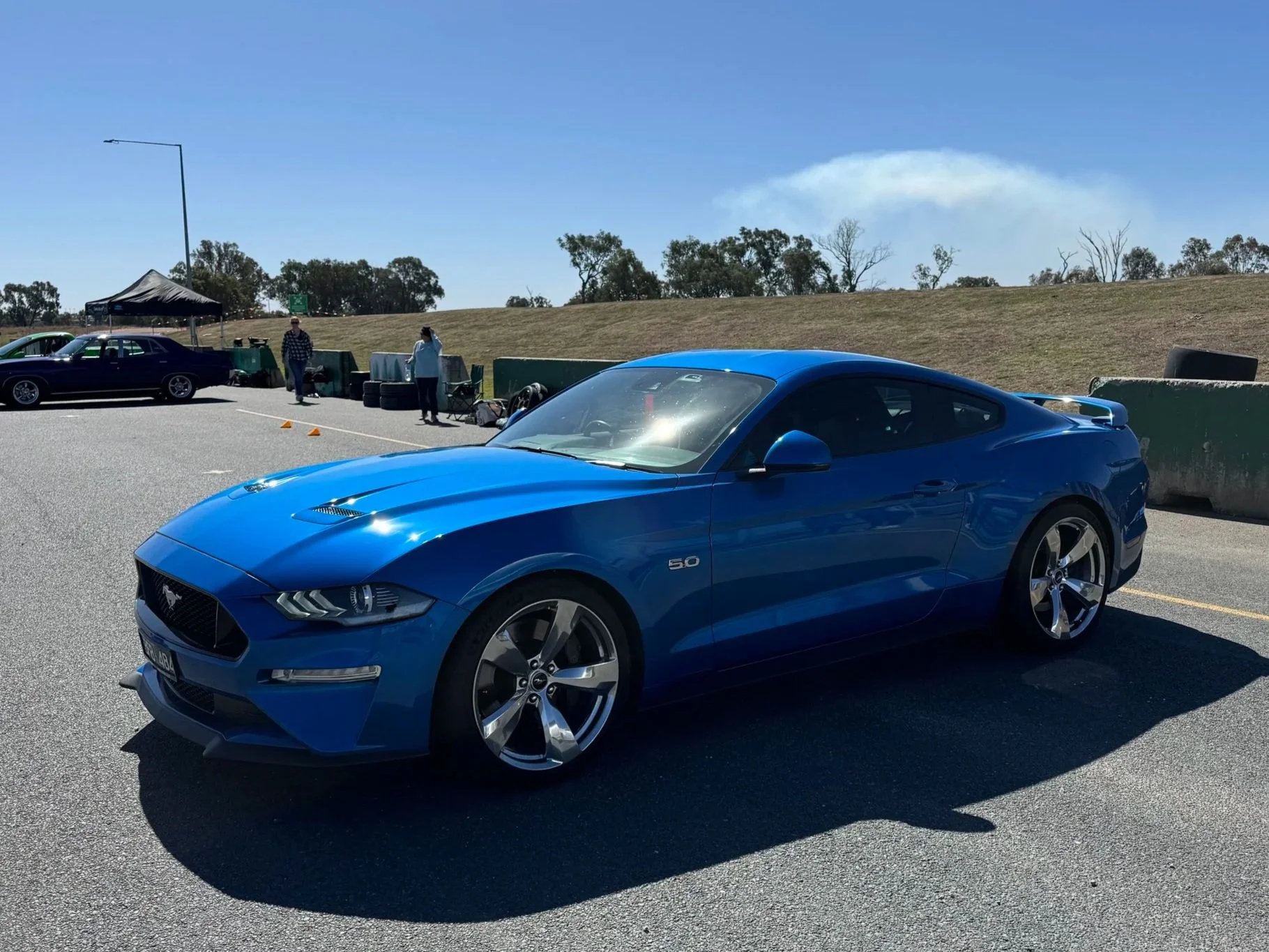 Stu’s V8 Mustang. This thing takes Aussie cars to the next level with the modern twist. The real horsepower though comes from the owner’s uncontrollable lust for blue cars. Shhh don’t tell his Missus.