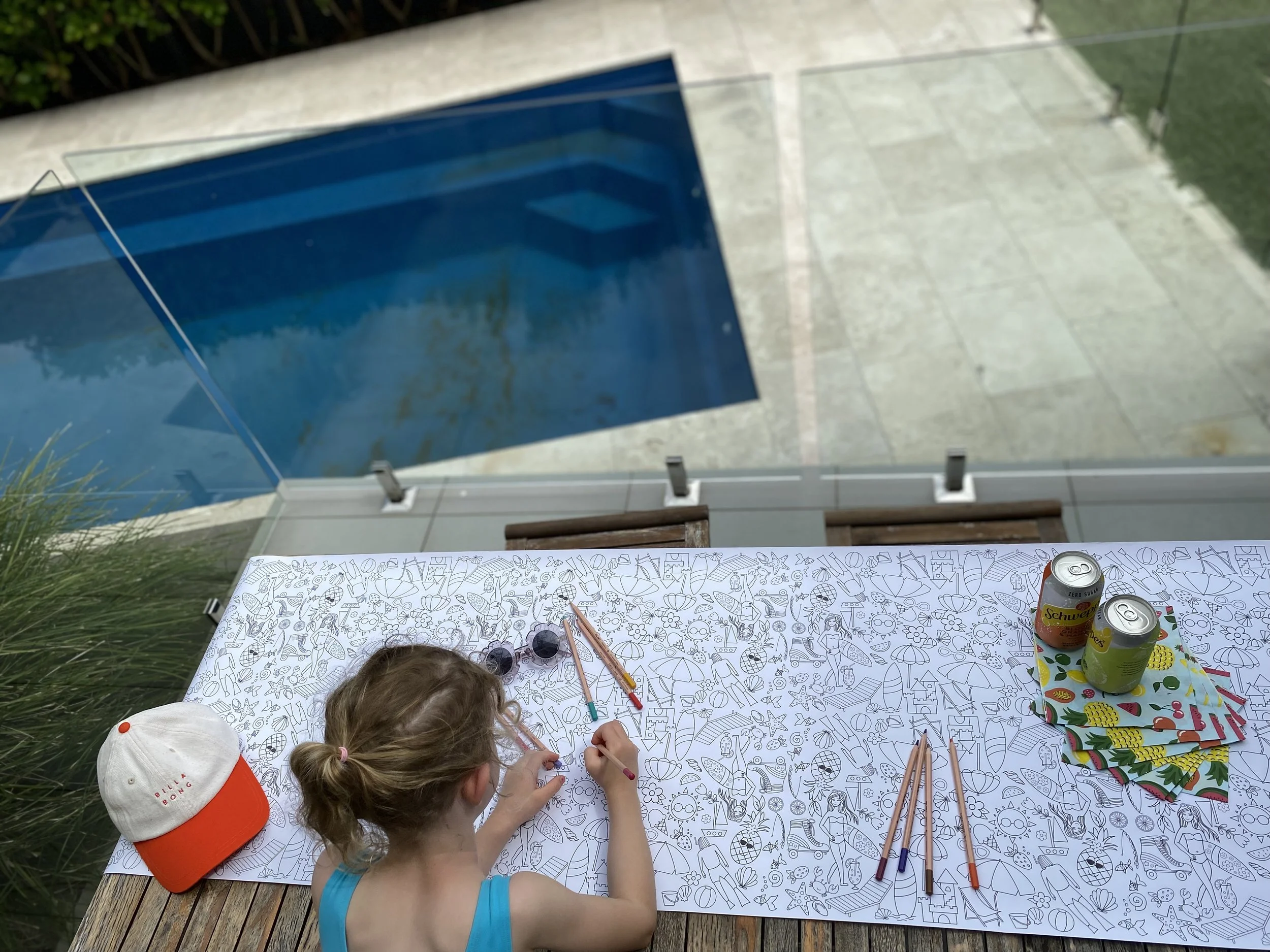 Colouring-in fun for all. Roll out metres of these fun images and get colouring in