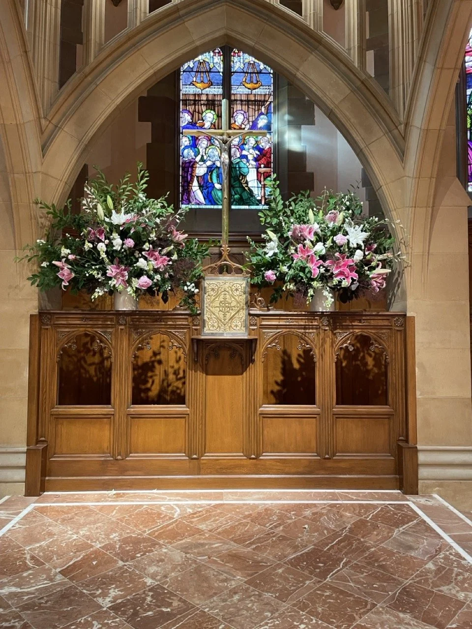 Flowers at St Peter's Toorak  - Weddings at St Peter's Catholic Church Toorak