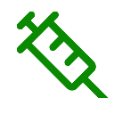 Il simbolo di un'arma, probabilmente una pistola stilizzata