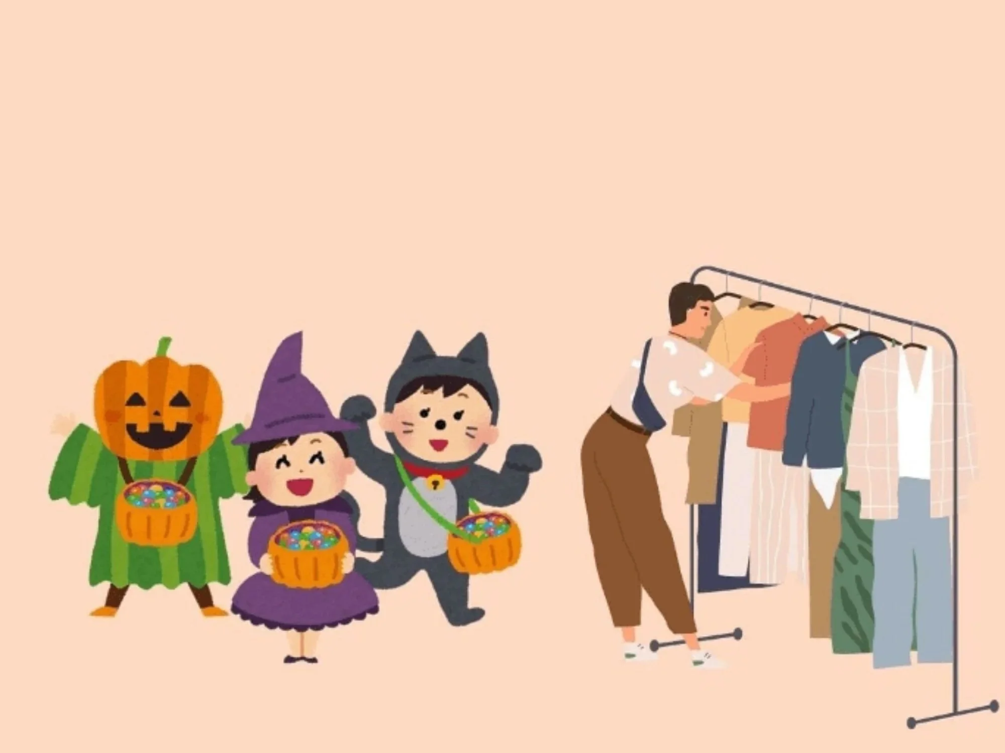 Halloween and  Winterwear Clothes Swap