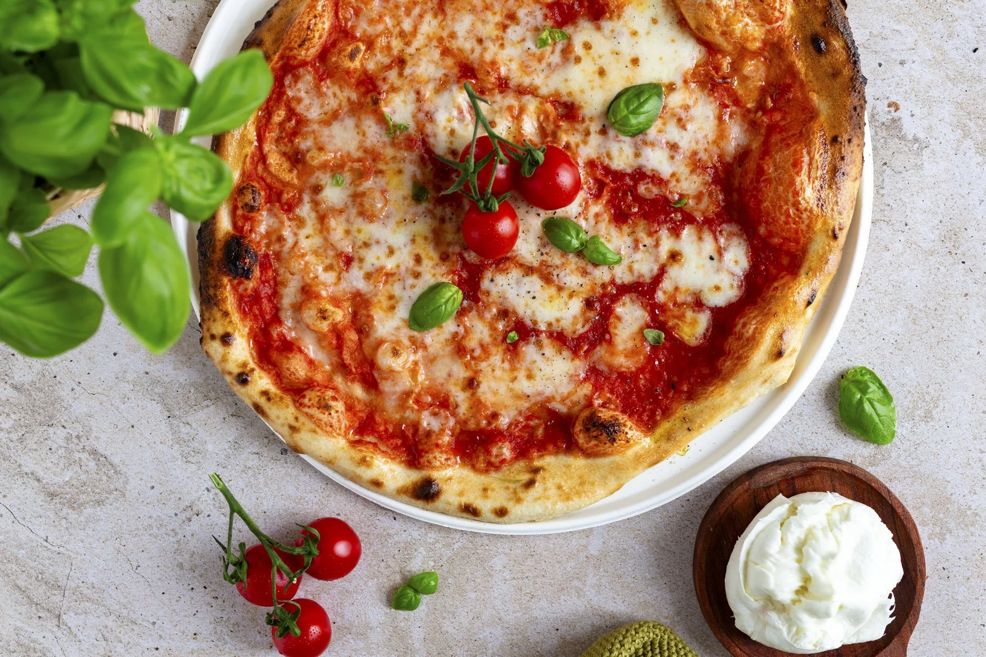 Pizza Margherita Pizza Catering Mühlviertel