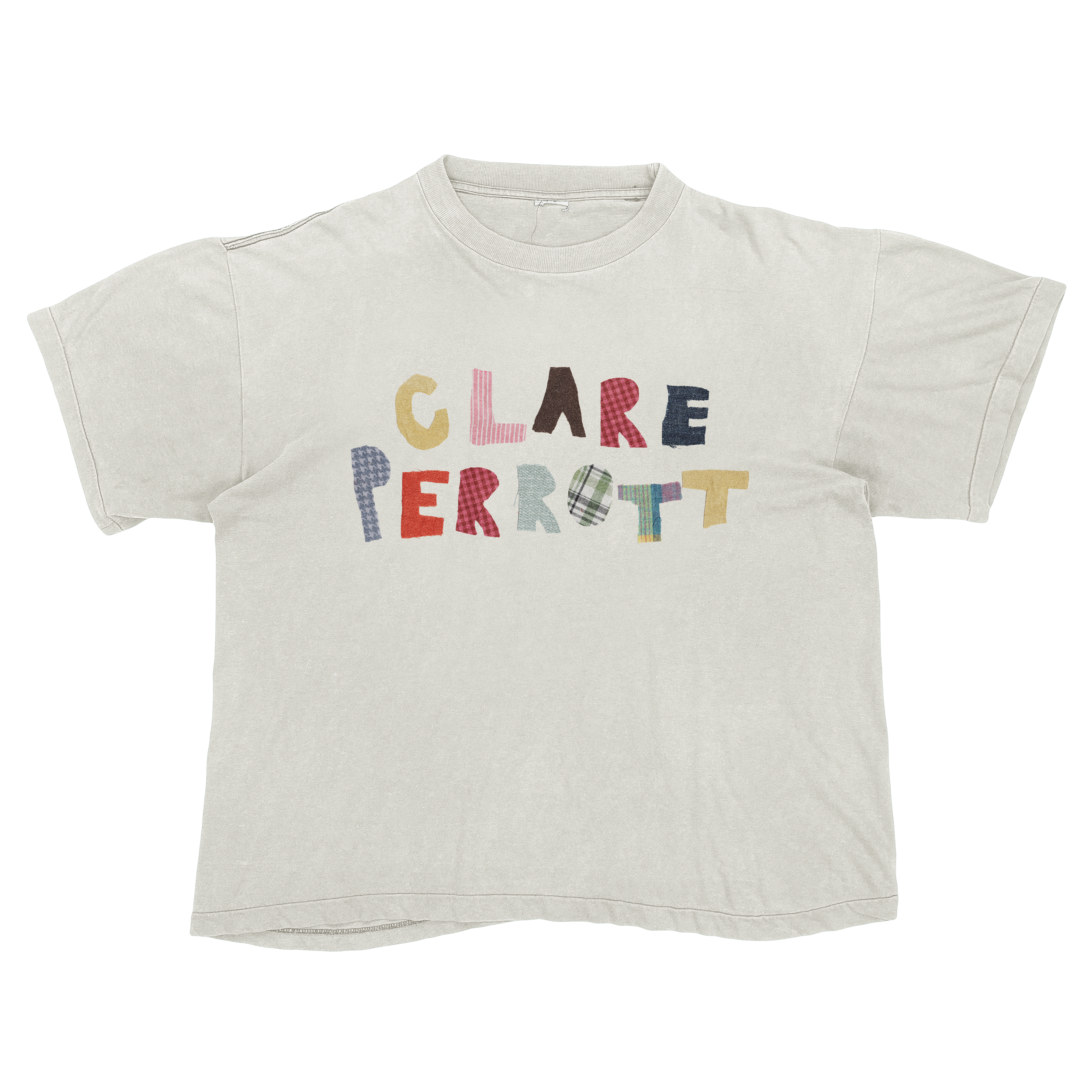 CLARE PERROTT MERCH (WHITE SHIRT) mockup.png