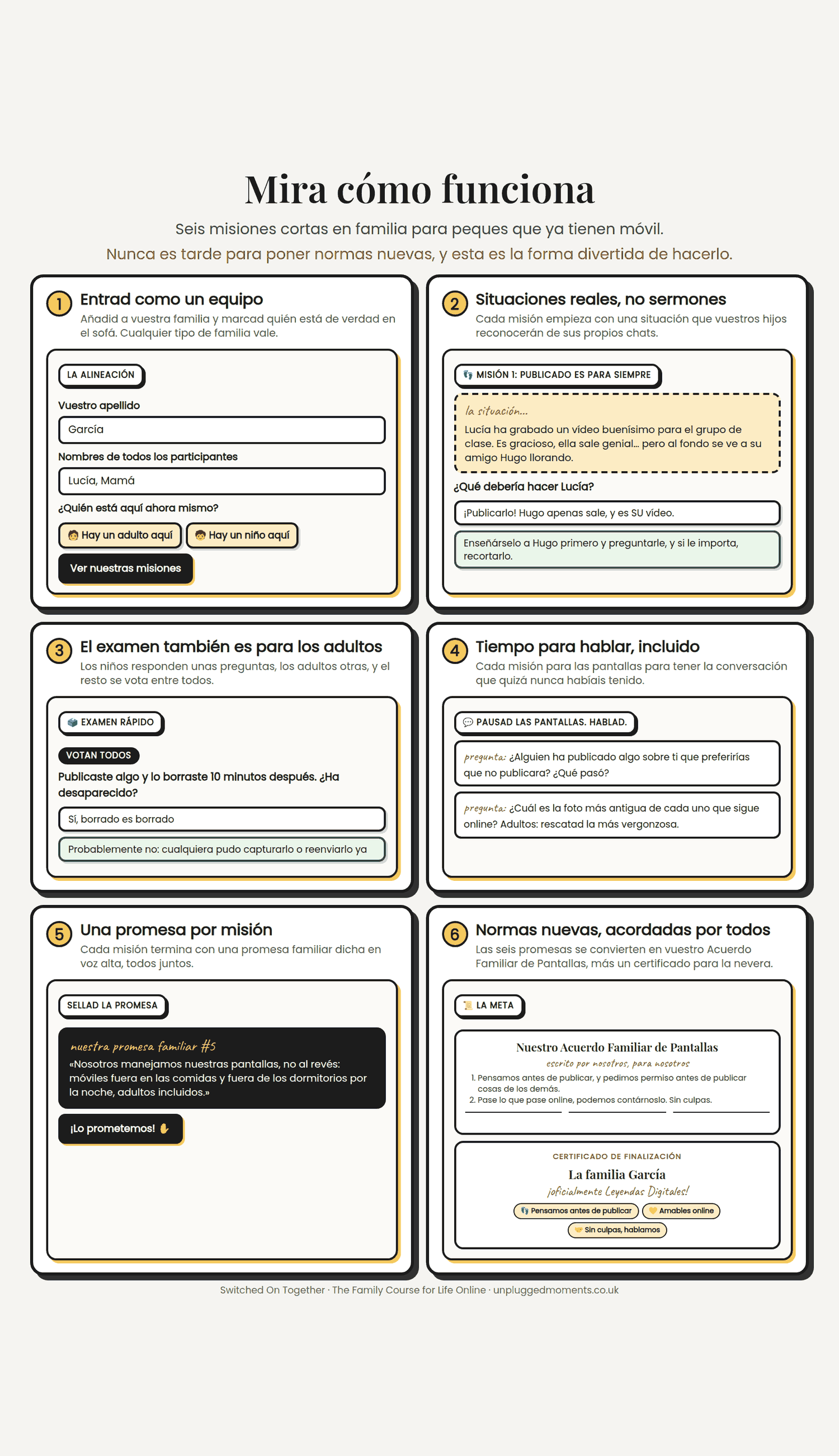 Conectados en familia: un curso familiar para la vida online