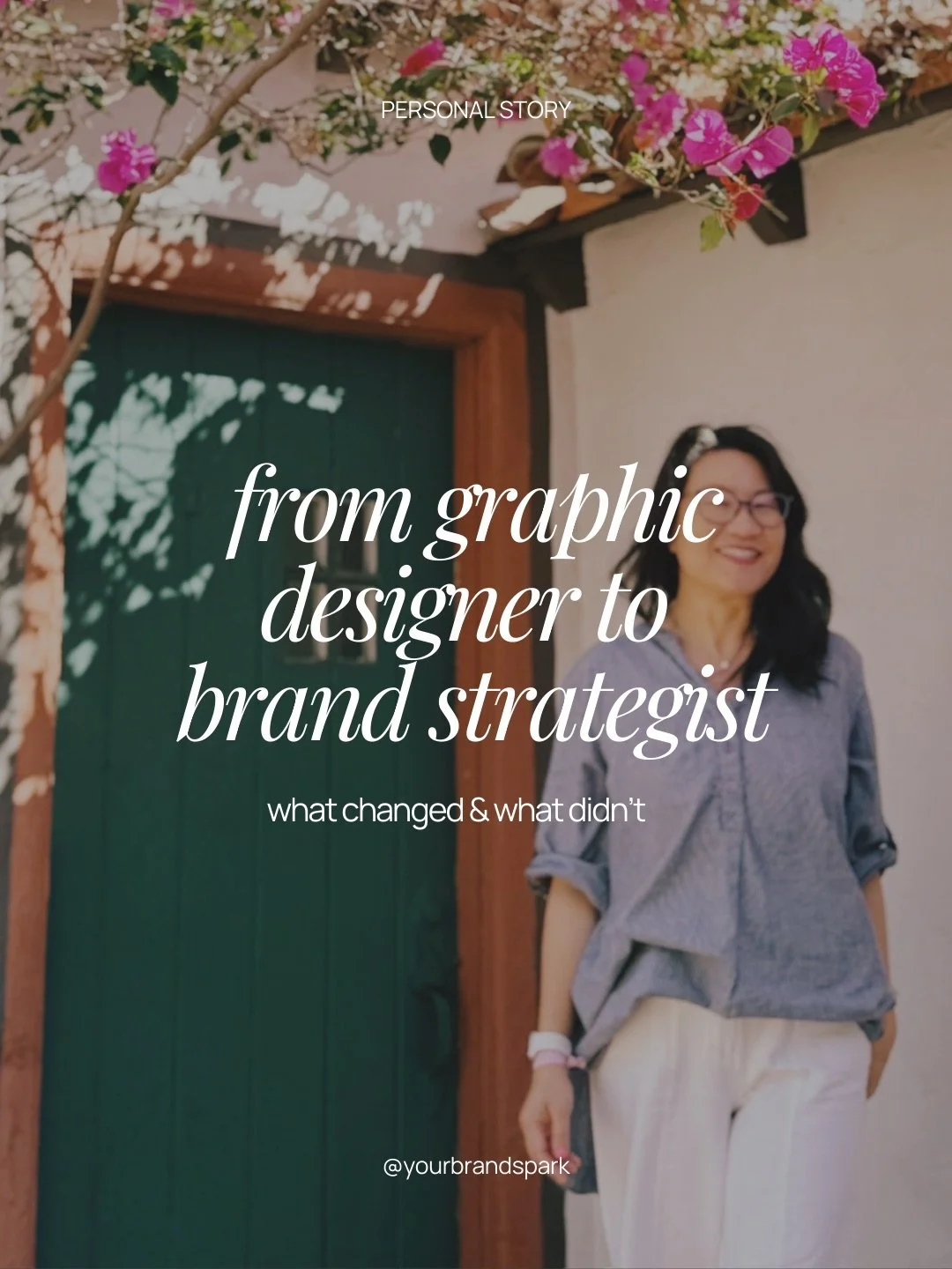 The biggest shift wasn&rsquo;t becoming &ldquo;just a designer&rdquo; - it was integrating my photography background with strategic design thinking.

I learned that brands need more than pretty visuals. They need someone who can help them discover th