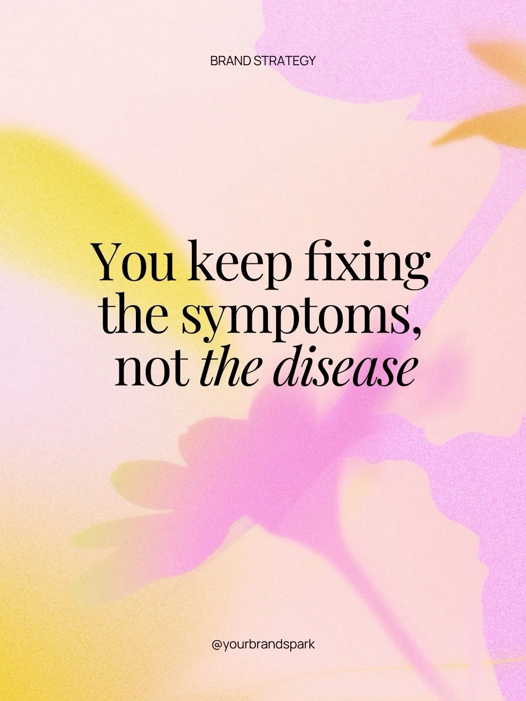 I can always tell when someone&rsquo;s been DIY-ing their brand for years.

They&rsquo;ll show me their &ldquo;brand evolution&rdquo; folder with 12 different logo versions, 8 color palettes, and countless website mockups. They&rsquo;ve been tweaking