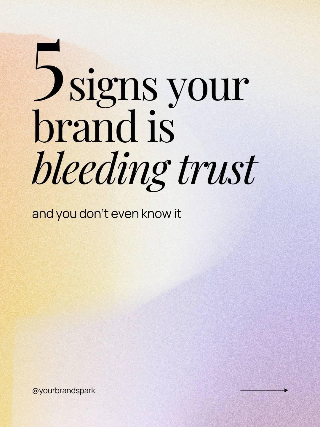 Most successful experts are losing clients before they even get to show their expertise. 🩸
&nbsp;
Here&rsquo;s the uncomfortable truth: Your brand might be sabotaging your success in ways you can&rsquo;t see.
&nbsp;
After working with creators, coac