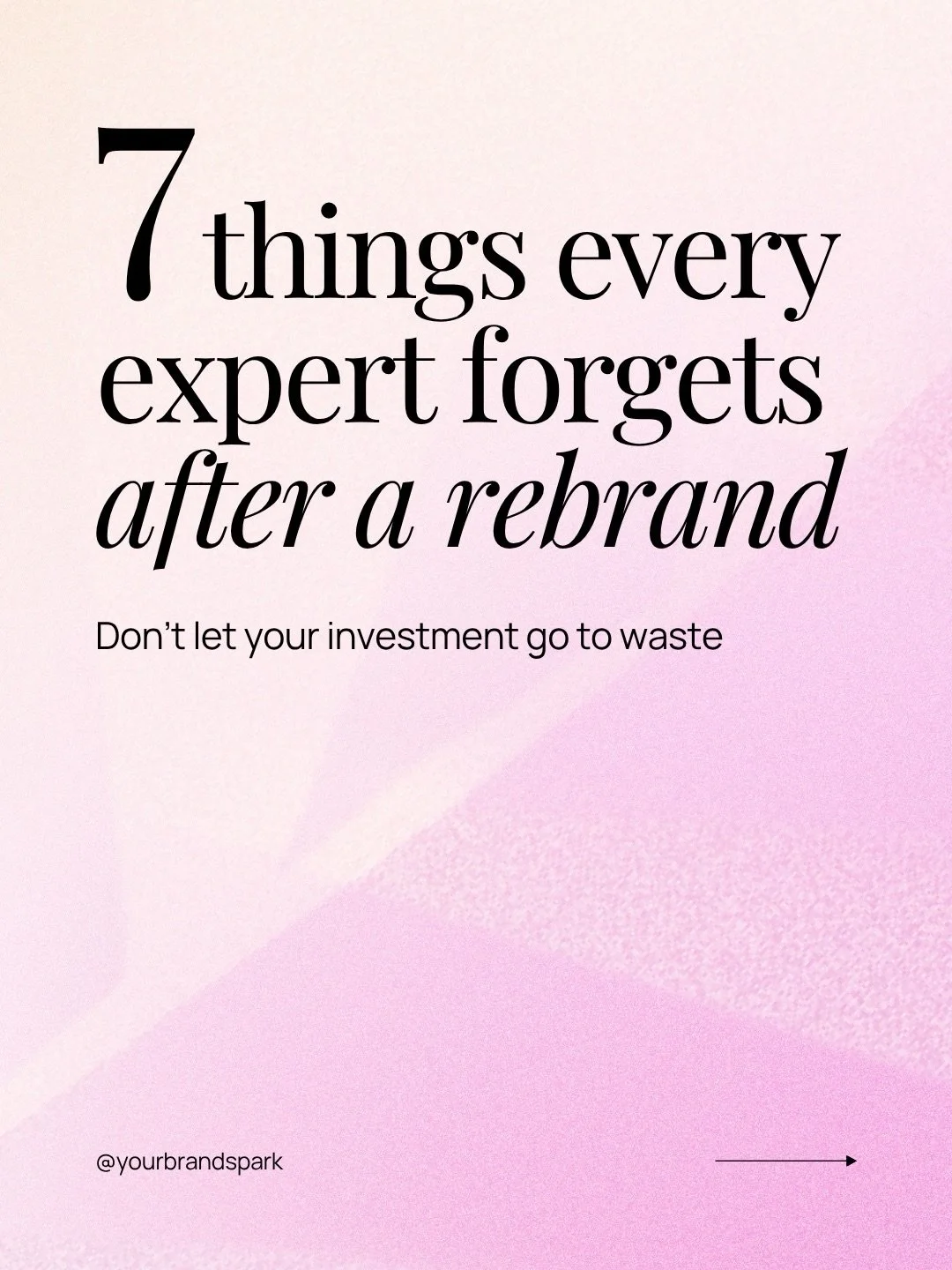 The most expensive mistake I see after a rebrand? Letting it sit unused while you &ldquo;find time&rdquo; to implement it properly.

I get it. You just made a big investment. The files look amazing. But gorgeous brand assets that live in a folder don