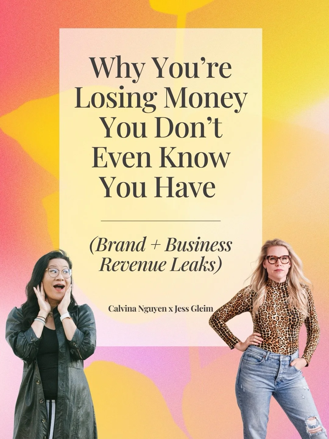 This week, I&rsquo;m on stage at MOM 2.0 in Austin with Jess Gleim &mdash; and we&rsquo;re talking about the one thing most business owners never see coming.

The revenue that&rsquo;s already slipping through the cracks.

We&rsquo;re in a zero-trust 