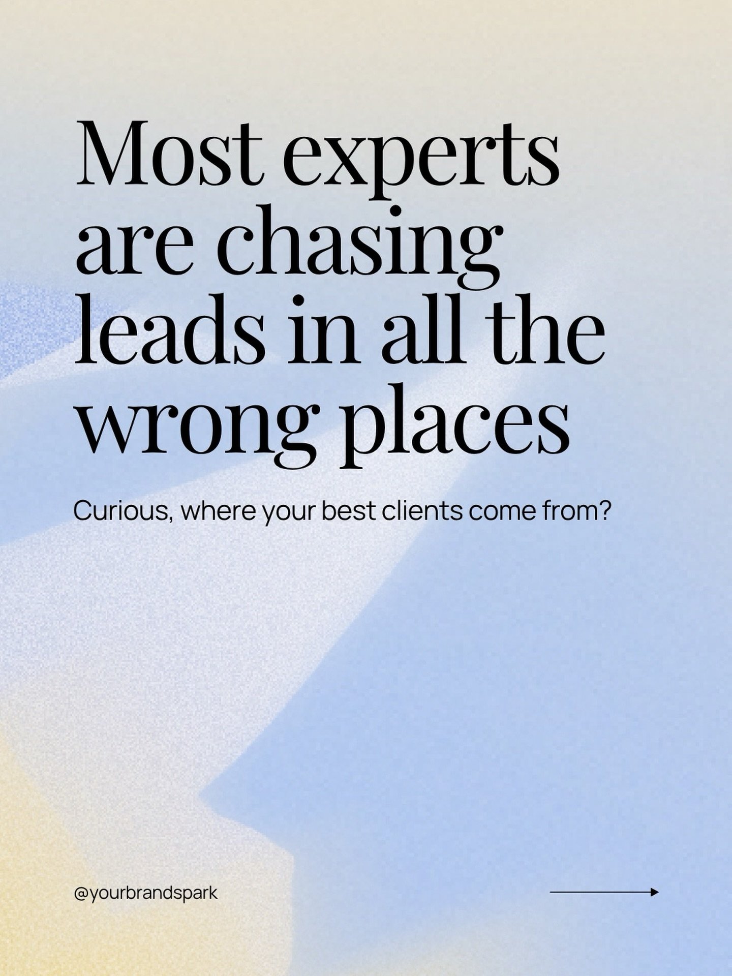 I used to think successful experts just had better marketing.

Then I started paying attention to where their clients actually came from.

Every single referral traced back to someone they&rsquo;d built a genuine relationship with. Every speaking opp