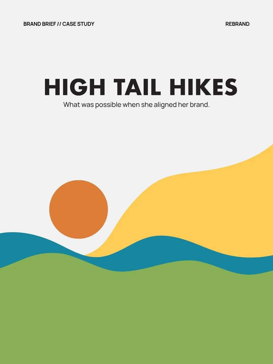 &ldquo;I was drowning in content without clear direction&rdquo; &rarr; This is what Elizabeth told me before we transformed High Tail Hikes.

Swipe to see the transformation ➡️
✨ Clean logo that captures the adventure spirit
✨ Cohesive brand system f