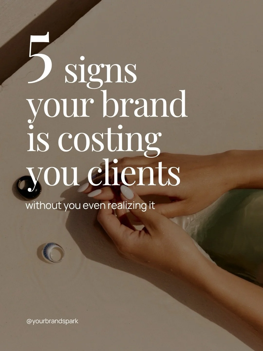 That last one is the most common. And it always points to one of three places.

The frustrating part? Most established business owners don&rsquo;t realize their brand is working against them. 

They keep showing up, keep creating, keep delivering exc