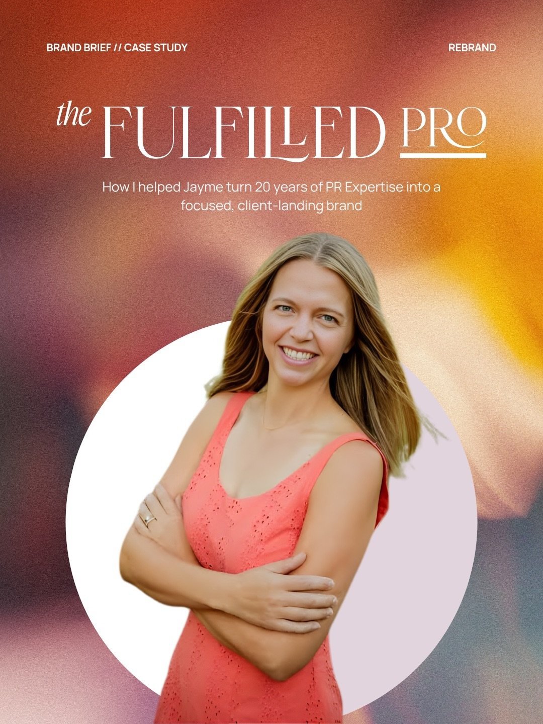 The more she knew, the more stuck she got. 🔒

Jayme had two decades of award-winning PR experience - national morning show placements, high-profile campaigns, the kind of r&eacute;sum&eacute; most people spend careers building.

And she couldn&rsquo