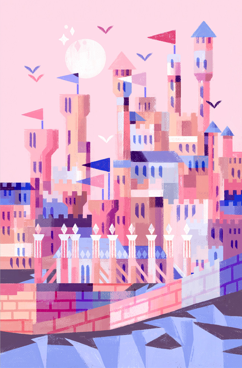 Château rose / Pink castle