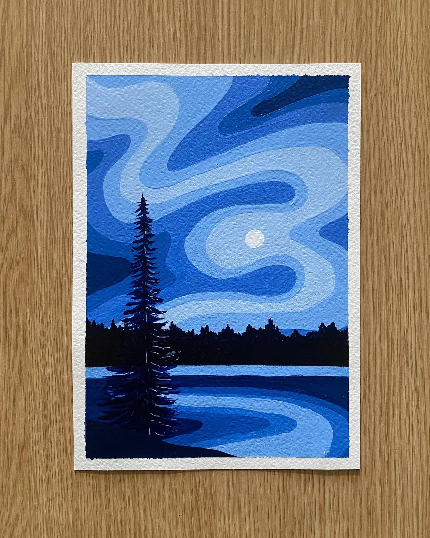 Moonlit Sky 🌙 Gouache on A5
.
.
.
.
.
.
.
#gouache #gouachepainting #illustration #artist #painter #artoftheday #watercolour #landscape #landscapepainting #aotearoa #newzealand #gouachelandscape #moonlight