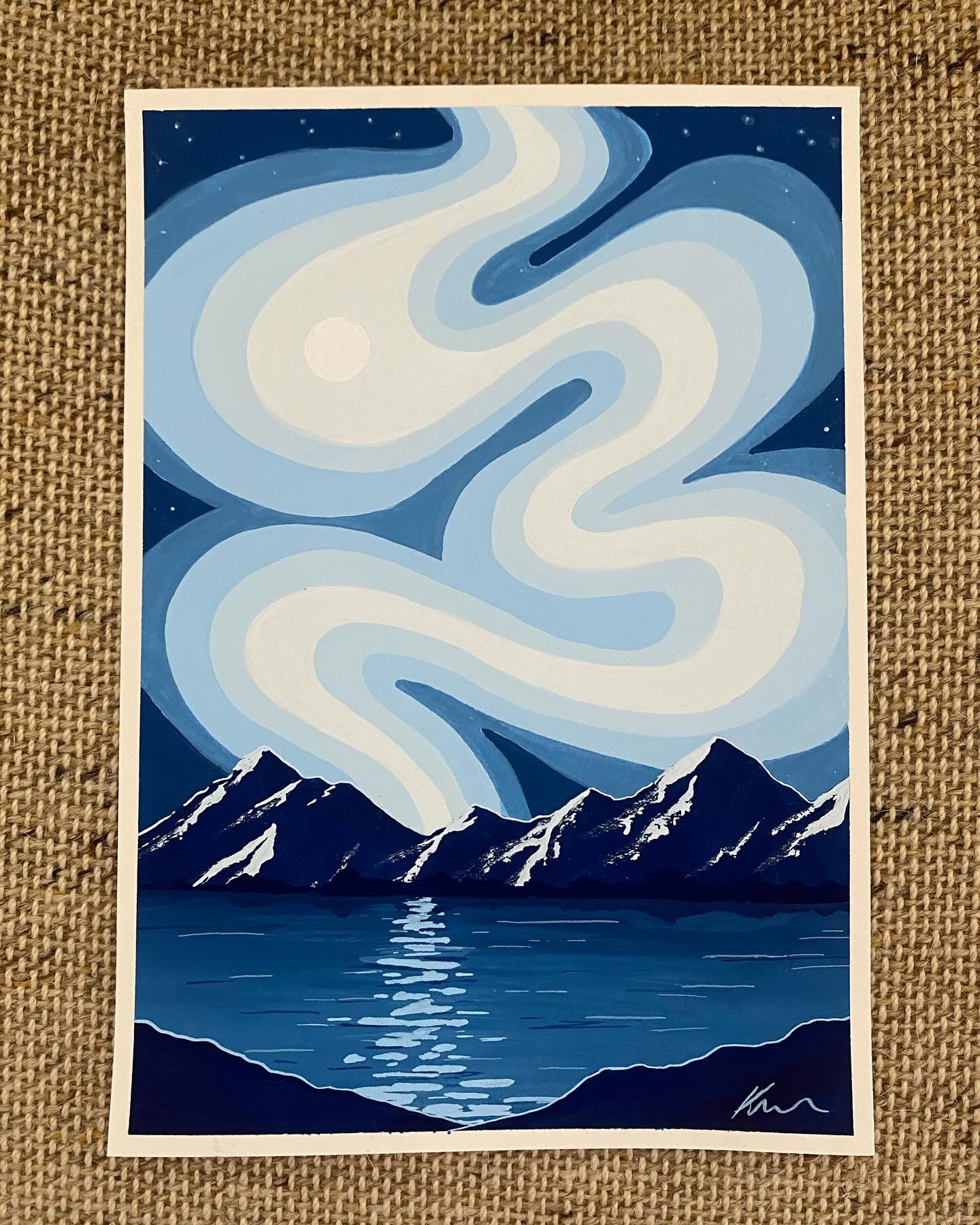 A lil swirly sky for @dame.jthan birthday 🌀🌙