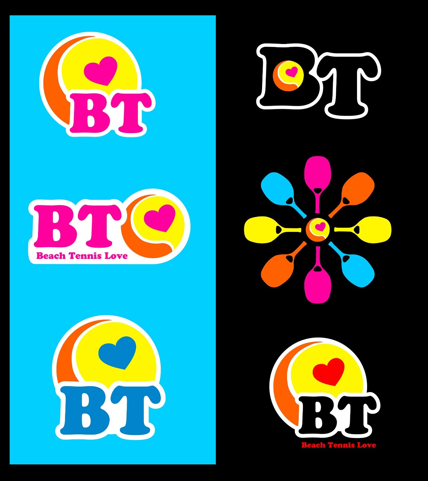 some fun Beach Tennis Love graphics