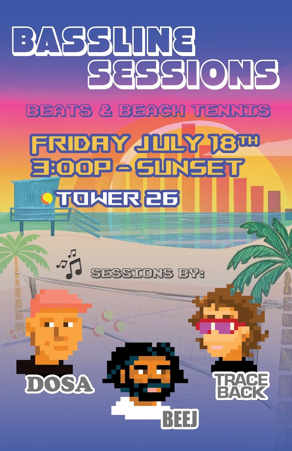 Bassline Sessions Vol. 3 -Beats + Beach Tennis