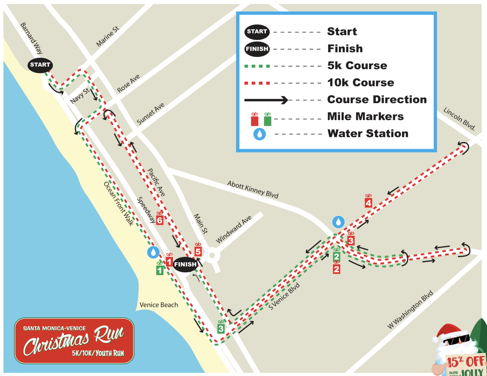 Street Closure: Santa Monica-Venice Christmas Run